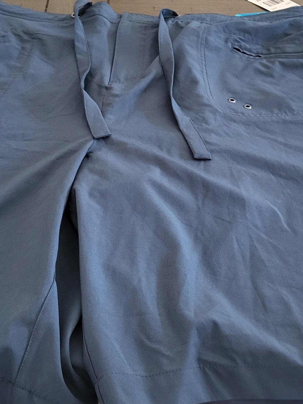 Free Country Slate Blue Elastic Waist Shorts